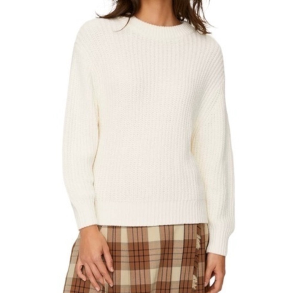 Wilfred Ivory Chenille Crew Neck Sweater